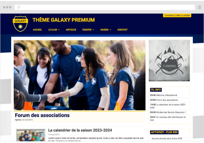 Thème Galaxy Premium
